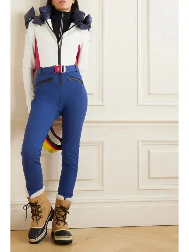 Moncler Grenoble Hooded Belted Color-block Down Ski Suit | Thumbnail 2