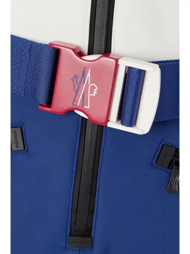 Moncler Grenoble Hooded Belted Color-block Down Ski Suit | Thumbnail 4