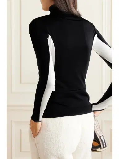 Moncler Grenoble Two-tone Stretch-jersey Base Layer | Thumbnail 3 Moncler Grenoble Two-tone Stretch-jersey Base Layer | Thumbnail 3