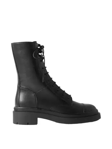 Jimmy Choo Nari Embellished Leather Combat Boots | Thumbnail 1