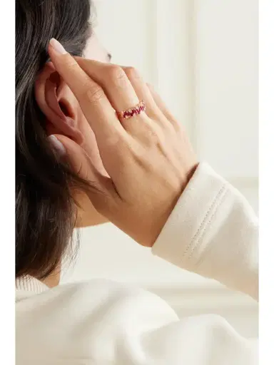 Suzanne Kalan 18-karat Rose Gold, Ruby And Diamond Ring | Thumbnail 2 Suzanne Kalan 18-karat Rose Gold, Ruby And Diamond Ring | Thumbnail 2