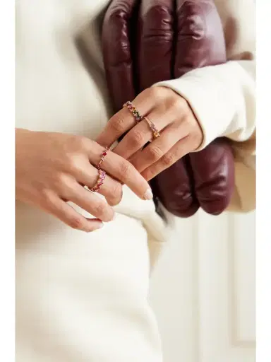 Suzanne Kalan 18-karat Rose Gold, Ruby And Diamond Ring | Thumbnail 5 Suzanne Kalan 18-karat Rose Gold, Ruby And Diamond Ring | Thumbnail 5