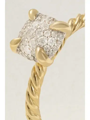David Yurman Chatelaine 18-karat Gold Diamond Ring | Thumbnail 4 David Yurman Chatelaine 18-karat Gold Diamond Ring | Thumbnail 4