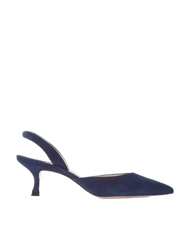 Carolyne 50 Suede Slingback Pumps