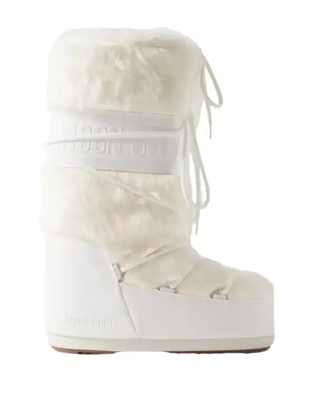 Icon Plush And Leather-like Snow Boots