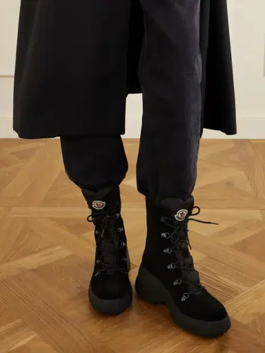 Moncler Resile Trek Shell-trimmed Suede Ankle Boots | Thumbnail 2 Moncler Resile Trek Shell-trimmed Suede Ankle Boots | Thumbnail 2