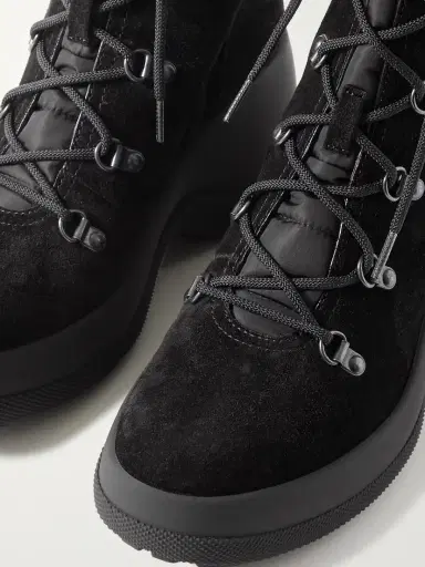 Moncler Resile Trek Shell-trimmed Suede Ankle Boots | Thumbnail 4 Moncler Resile Trek Shell-trimmed Suede Ankle Boots | Thumbnail 4