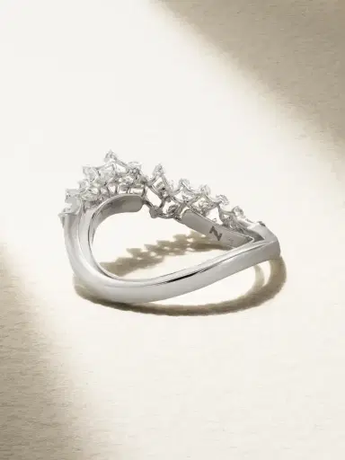 Ananya Scatter 18-karat White Gold Diamond Ring | Thumbnail 3 Ananya Scatter 18-karat White Gold Diamond Ring | Thumbnail 3
