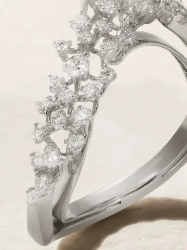 Ananya Scatter 18-karat White Gold Diamond Ring | Thumbnail 4 Ananya Scatter 18-karat White Gold Diamond Ring | Thumbnail 4