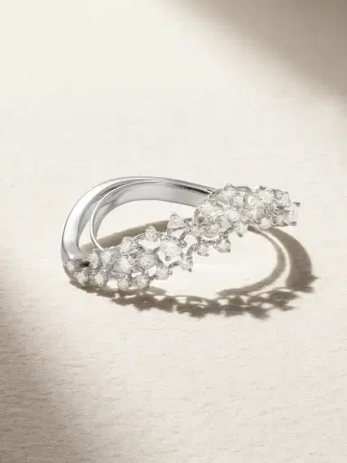 Ananya Scatter 18-karat White Gold Diamond Ring | Thumbnail 1 Ananya Scatter 18-karat White Gold Diamond Ring | Thumbnail 1