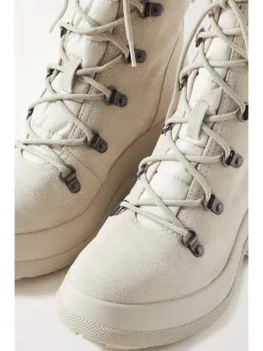 Moncler Resile Trek Shell-trimmed Suede Ankle Boots | Thumbnail 4 Moncler Resile Trek Shell-trimmed Suede Ankle Boots | Thumbnail 4