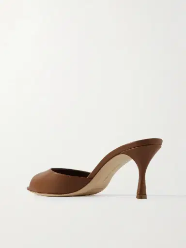 Manolo Blahnik Jada 70 Leather Mules | Thumbnail 3 Manolo Blahnik Jada 70 Leather Mules | Thumbnail 3