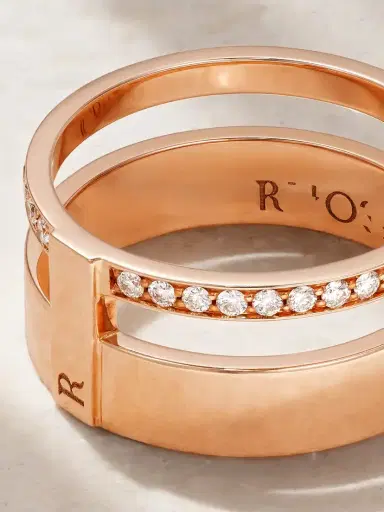 Repossi Berbère Module 18-karat Rose Gold Diamond Ring | Thumbnail 3 Repossi Berbère Module 18-karat Rose Gold Diamond Ring | Thumbnail 3