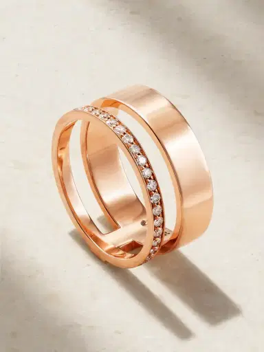 Repossi Berbère Module 18-karat Rose Gold Diamond Ring | Thumbnail 1 Repossi Berbère Module 18-karat Rose Gold Diamond Ring | Thumbnail 1