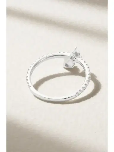 Anita Ko Princess 18-karat White Gold Diamond Ring | Thumbnail 3 Anita Ko Princess 18-karat White Gold Diamond Ring | Thumbnail 3