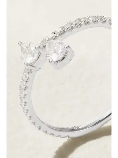 Anita Ko Princess 18-karat White Gold Diamond Ring | Thumbnail 4 Anita Ko Princess 18-karat White Gold Diamond Ring | Thumbnail 4