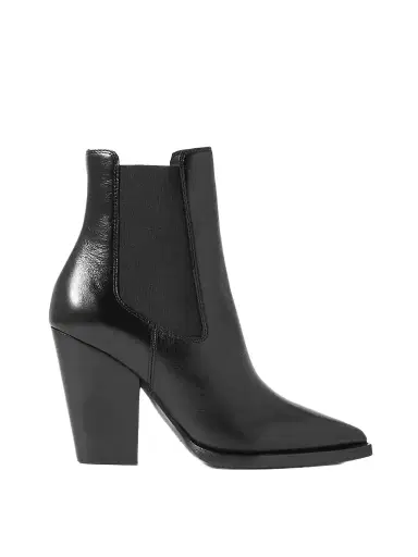 Saint Laurent Theo Leather Ankle Boots | Thumbnail 1