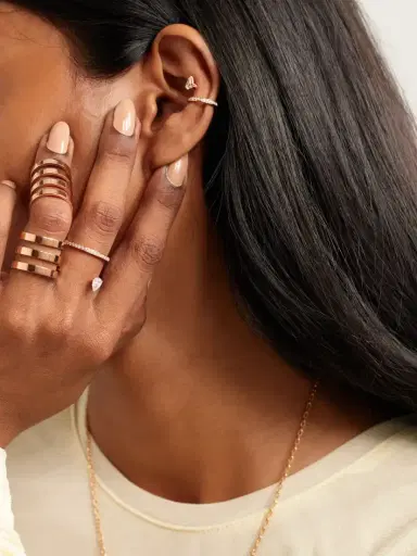 Repossi Serti Sur Vide 18-karat Rose Gold Diamond Ring | Thumbnail 5 Repossi Serti Sur Vide 18-karat Rose Gold Diamond Ring | Thumbnail 5