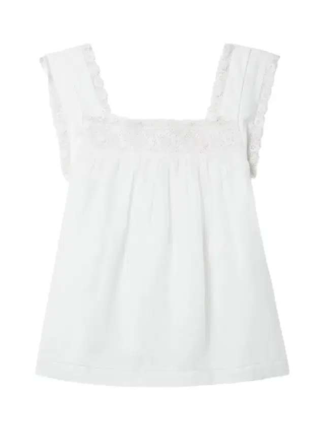 DÔEN Aphra Crochet-trimmed Ramie Top