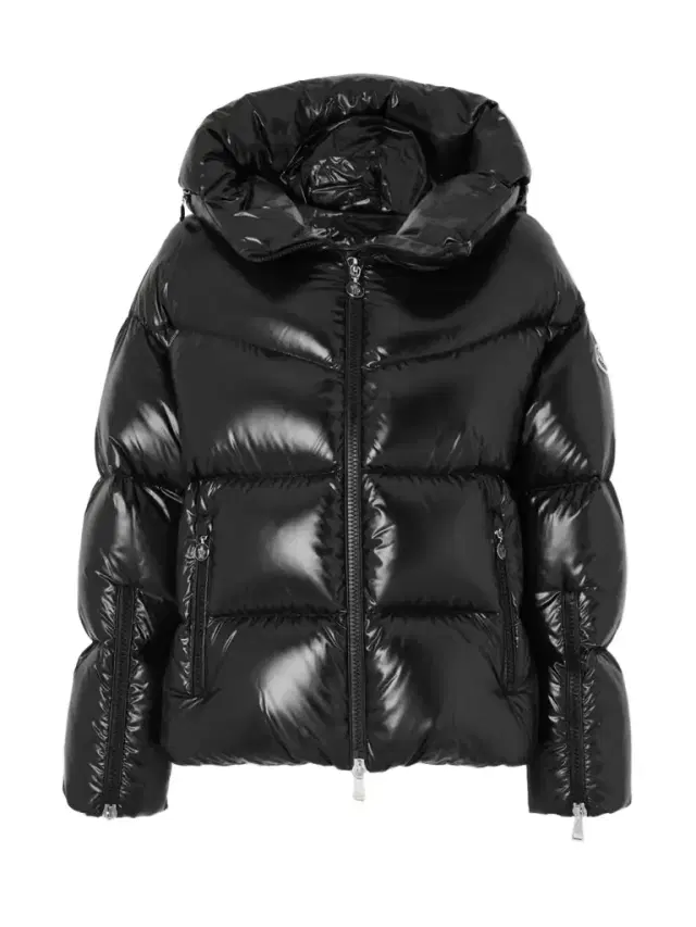 Huppe Appliquéd Quilted Padded Hooded Shell Down Jacket