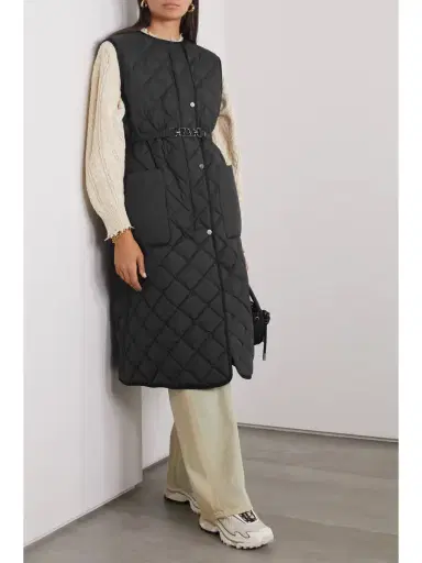 Moncler Butor Appliquéd Belted Quilted Shell Down Gilet | Thumbnail 3 Moncler Butor Appliquéd Belted Quilted Shell Down Gilet | Thumbnail 3