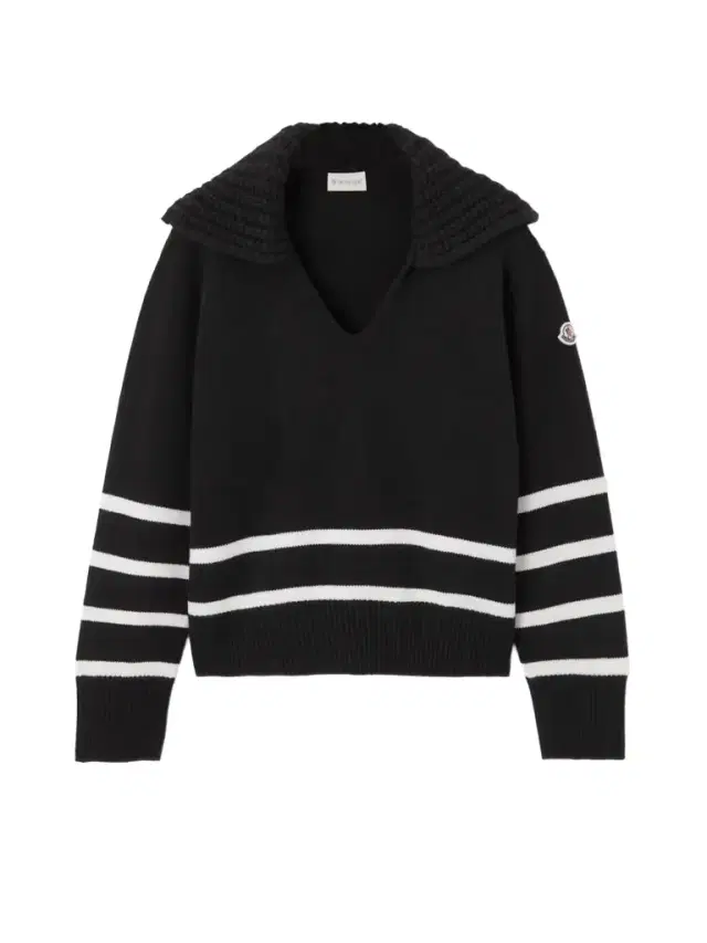 Appliquéd Striped Wool And Cashmere-blend Sweater