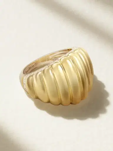 Yvonne Léon 9-karat White And Yellow Gold Diamond Ring | Thumbnail 1