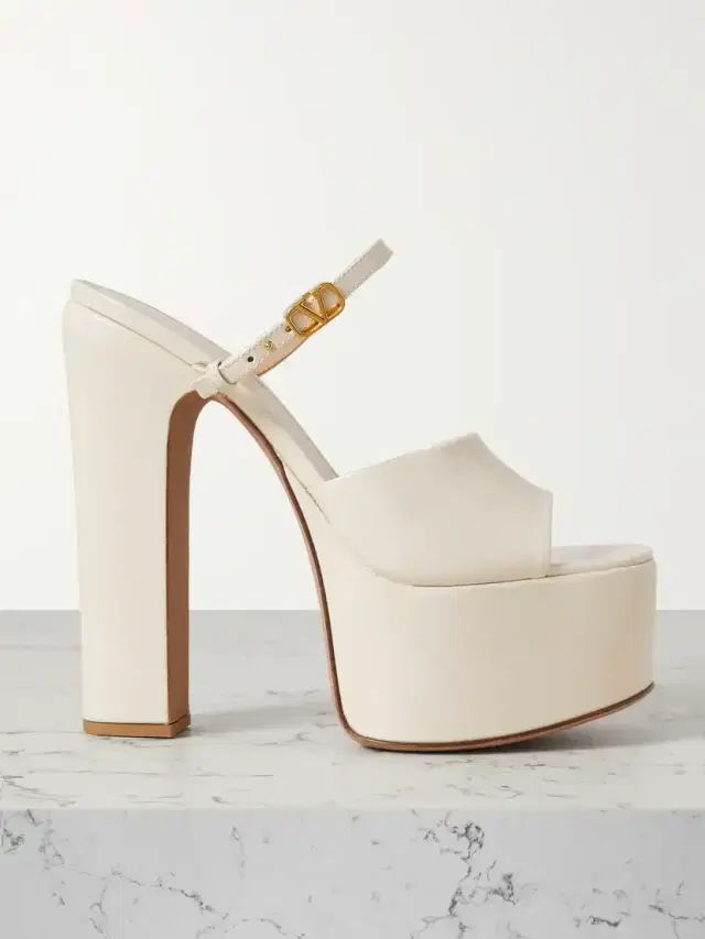 Tan-go 155 Patent-leather Platform Mules