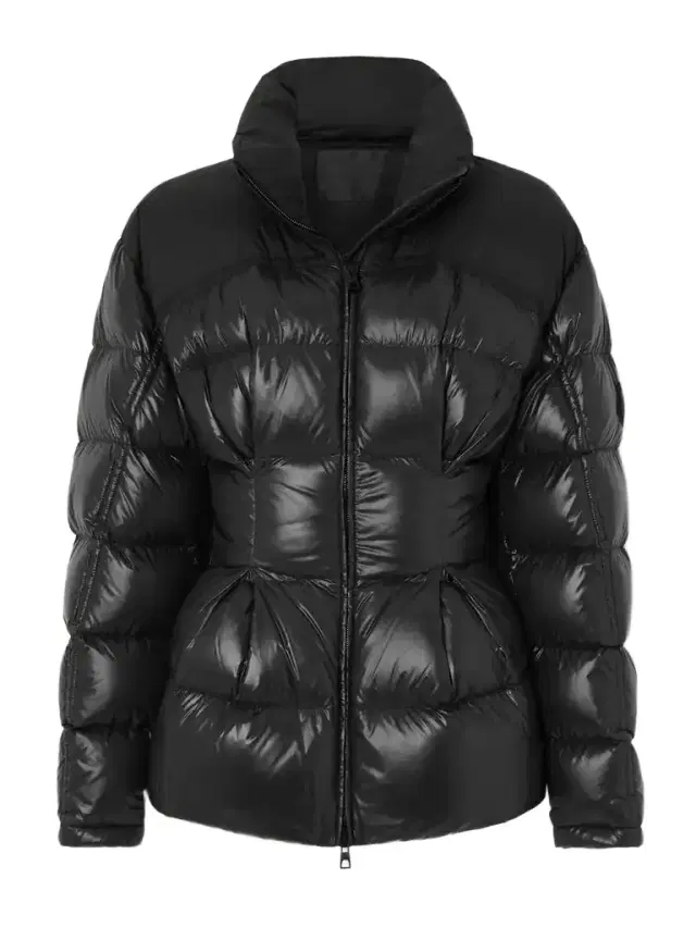 Moncler Appliquéd Quilted Padded Glossed-shell Down Jacket
