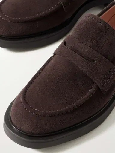 Gianvito Rossi Harris 20 Suede Loafers | Thumbnail 4 Gianvito Rossi Harris 20 Suede Loafers | Thumbnail 4