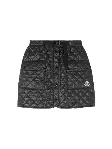 Moncler Quilted Padded Webbing-trimmed Shell Mini Skirt | Thumbnail 1 Moncler Quilted Padded Webbing-trimmed Shell Mini Skirt | Thumbnail 1
