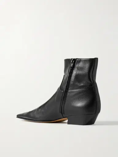 Khaite Marfa Leather Ankle Boots | Thumbnail 3 Khaite Marfa Leather Ankle Boots | Thumbnail 3