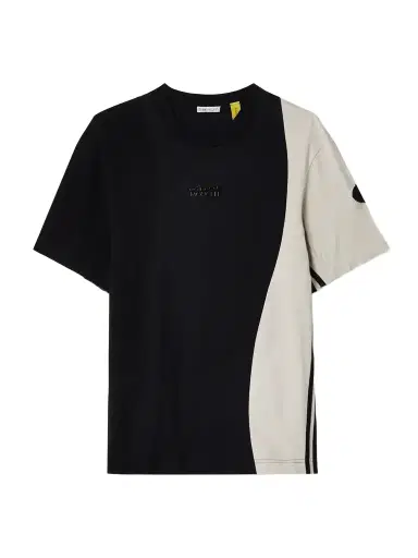 Moncler Genius + Adidas Originals Two-tone Cotton-jersey T-shirt | Thumbnail 1