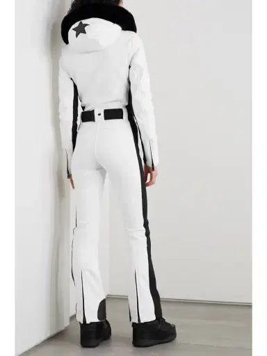 Goldbergh Parry Belted Hooded Plush-trimmed Ski Suit | Thumbnail 3 Goldbergh Parry Belted Hooded Plush-trimmed Ski Suit | Thumbnail 3