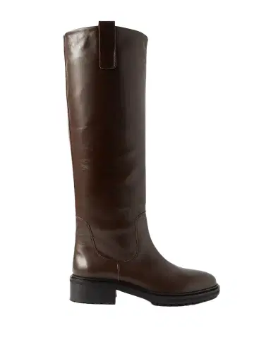 aeyde Henry Leather Knee Boots | Thumbnail 1