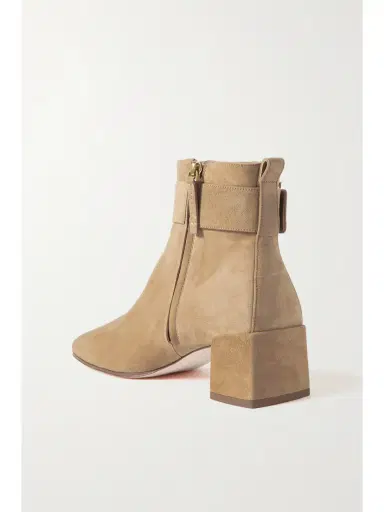 Roger Vivier So Vivier Buckled Suede Ankle Boots | Thumbnail 3 Roger Vivier So Vivier Buckled Suede Ankle Boots | Thumbnail 3