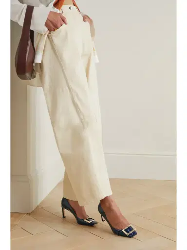 Roger Vivier Belle Vivier Trompette 70 Buckled Patent-leather Pumps | Thumbnail 2