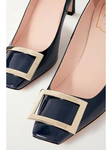 Roger Vivier Belle Vivier Trompette 70 Buckled Patent-leather Pumps | Thumbnail 4