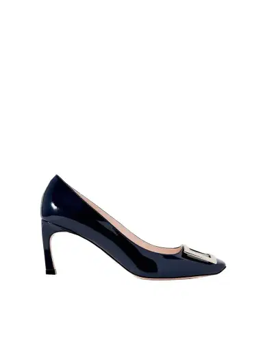 Roger Vivier Belle Vivier Trompette 70 Buckled Patent-leather Pumps | Thumbnail 1