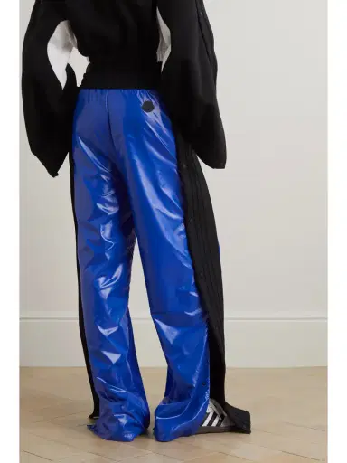 Moncler Genius + Adidas Originals Shell-trimmed Two-tone Jersey Wide-leg Track Pants | Thumbnail 3 Moncler Genius + Adidas Originals Shell-trimmed Two-tone Jersey Wide-leg Track Pants | Thumbnail 3
