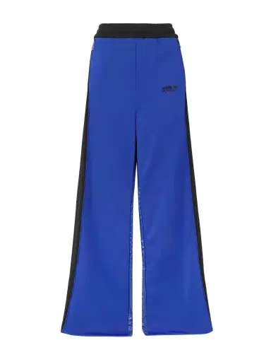 Moncler Genius + Adidas Originals Shell-trimmed Two-tone Jersey Wide-leg Track Pants | Thumbnail 1 Moncler Genius + Adidas Originals Shell-trimmed Two-tone Jersey Wide-leg Track Pants | Thumbnail 1