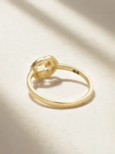 Gucci Gg 18-karat Gold Diamond Ring | Thumbnail 3