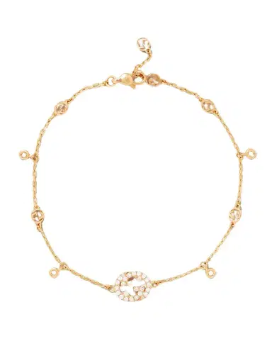 Gucci Interlocking G 18-karat Rose Gold Diamond Bracelet | Thumbnail 1 Gucci Interlocking G 18-karat Rose Gold Diamond Bracelet | Thumbnail 1