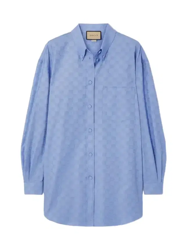Gg Supreme Cotton Oxford-jacquard Shirt