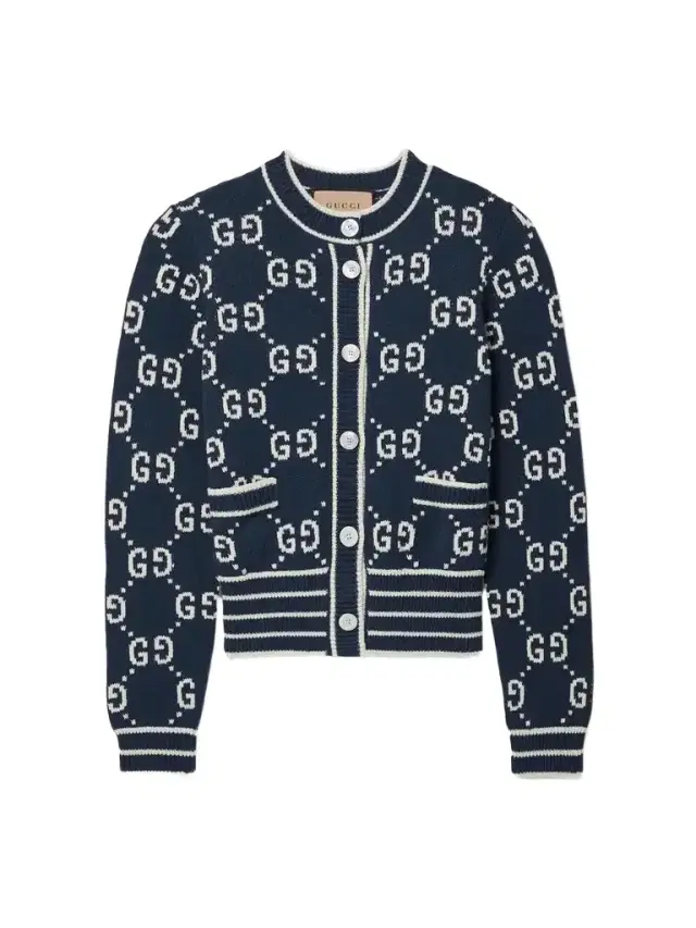 Cotton-blend Jacquard Cardigan