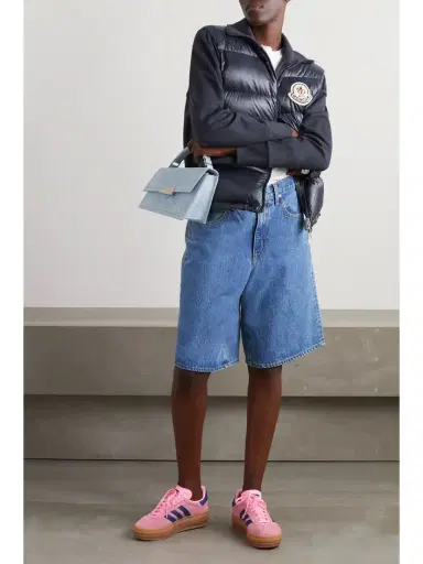 Moncler Appliquéd Cotton-blend Jersey And Quilted Shell Down Jacket | Thumbnail 2