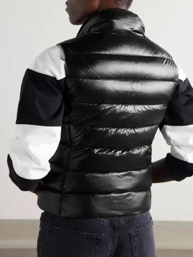 Moncler Ghany Quilted Glossed-shell Down Vest | Thumbnail 4