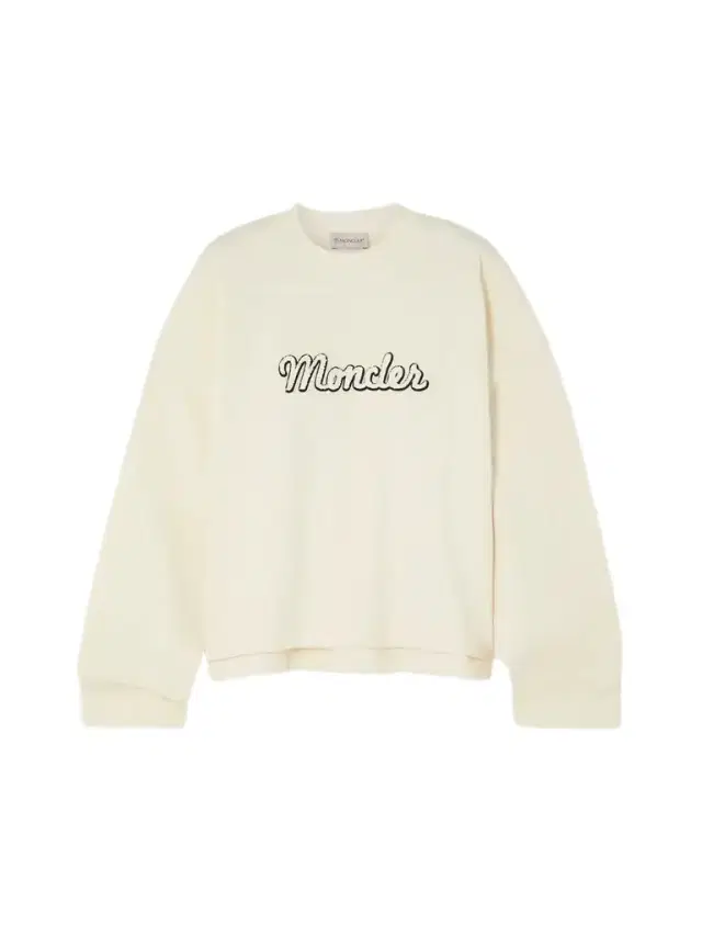 Moncler Flocked Cotton-blend Jersey Sweatshirt