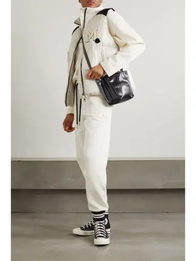 Moncler Oder Canvas-trimmed Quilted Recycled-shell Down Vest | Thumbnail 2 Moncler Oder Canvas-trimmed Quilted Recycled-shell Down Vest | Thumbnail 2