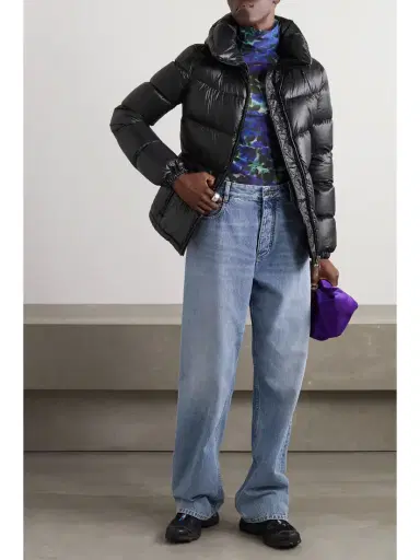 Moncler Douro Hooded Appliquéd Quilted Shell Down Jacket | Thumbnail 2
